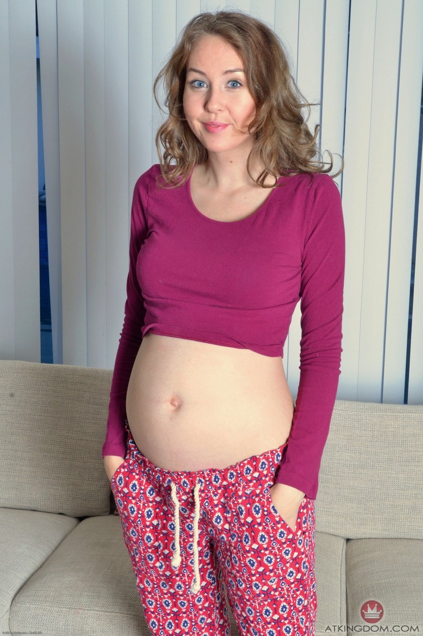 Pregnant Aali Rousseau gets deliciously  