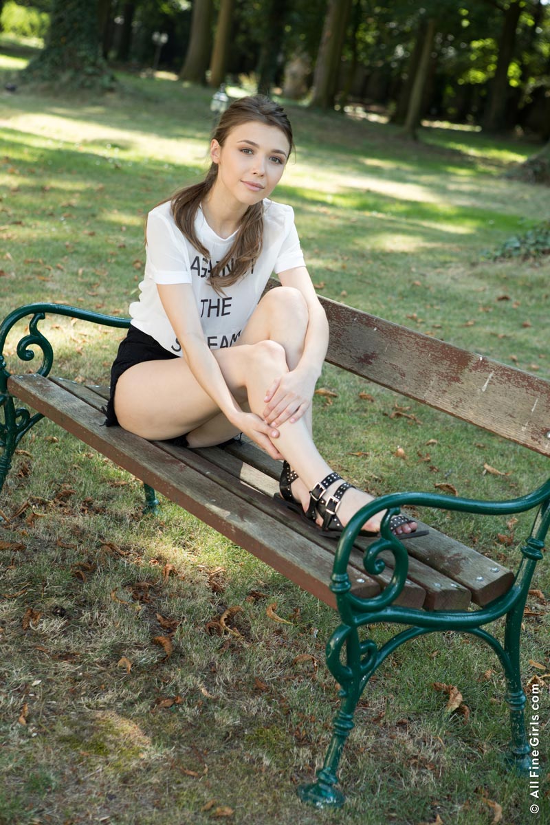 Mila Azul Babe In The Park at Gyrls