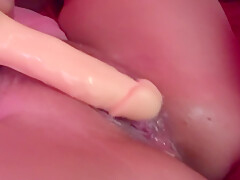 Creamy Dildo Masturbation And Squirt