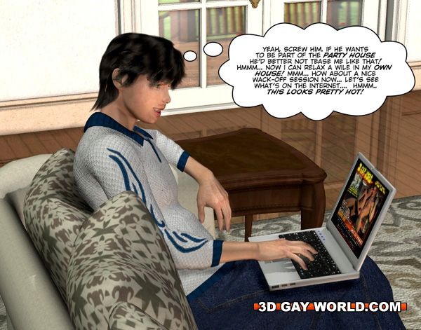 Cum Fiesta Of House Elf 3D Gay Comics: Male Anime Voyeur Car...  