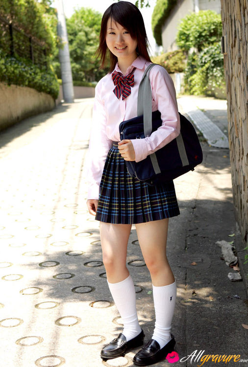 Naoko Sawano Asian In Sexy School Uniform Is Playful After Class